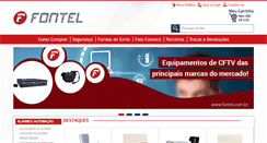 Desktop Screenshot of fontel.com.br