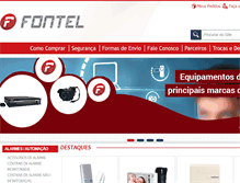 Tablet Screenshot of fontel.com.br